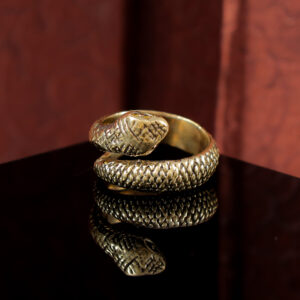 Snake copper ring